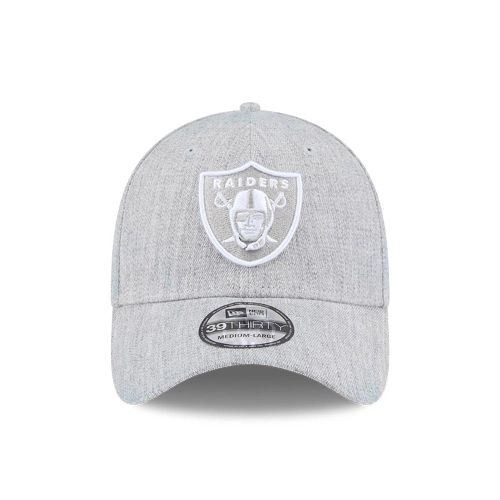 Casquette 39THIRTY Stretch Fit Las Vegas Raiders NFL Heather Gris unisex - New Era Cap - Modalova