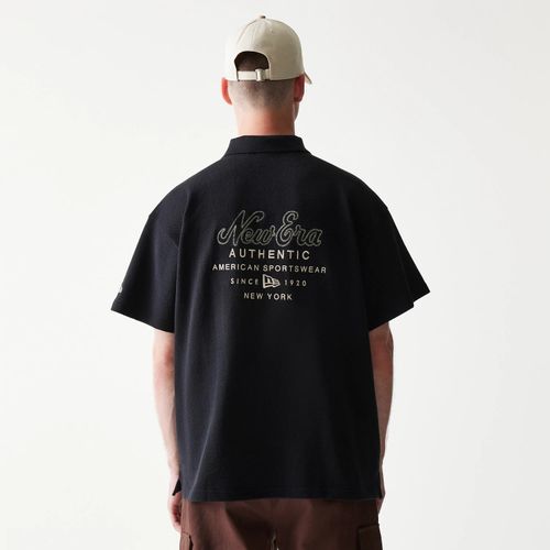 Polo New Era Graphic Noir unisex - New Era Cap - Modalova