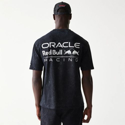 T-shirt Oversize Red Bull Racing Linear Graphic Noir unisex - New Era Cap - Modalova