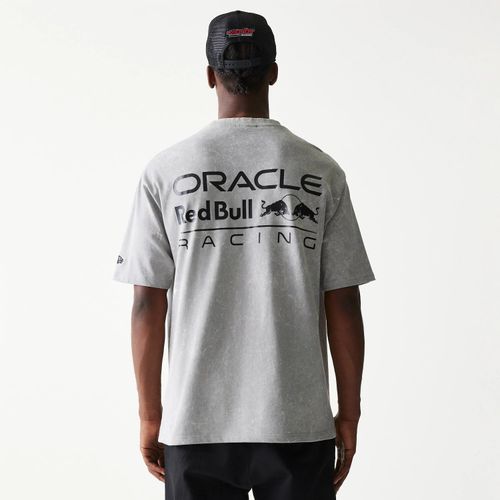 T-shirt Oversize Red Bull Racing Linear Graphic Gris unisex - New Era Cap - Modalova