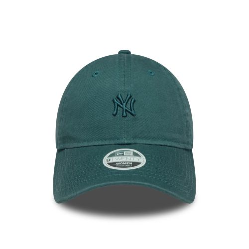 Casquette Femme 9TWENTY New York Yankees Washed Mini Logo Vert foncé unisex - New Era Cap - Modalova