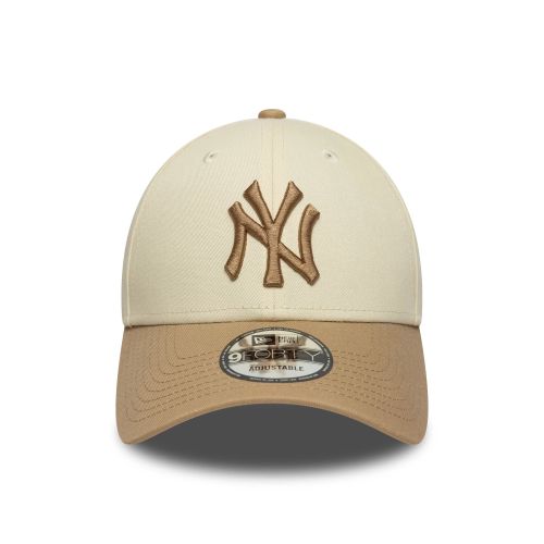 Casquette 9FORTY New York Yankees MLB Colour Block Crème unisex - New Era Cap - Modalova