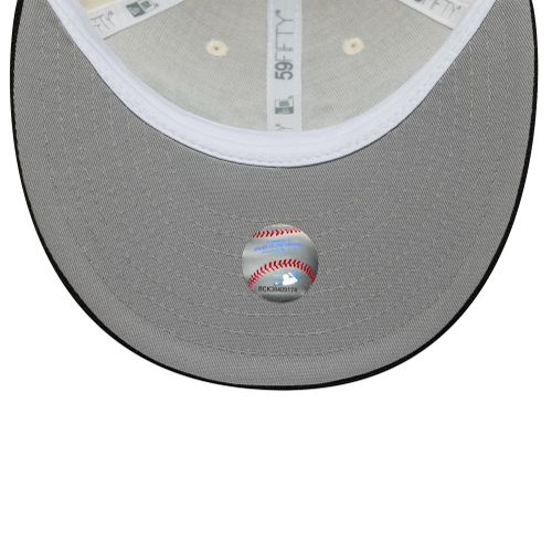 Casquette 59FIFTY Fitted Low Profile NY Yankees MLB Cooperstown Crème unisex - New Era Cap - Modalova