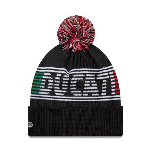 Bonnet à Pompon Sport Ducati Motor Logo Noir unisex - New Era Cap - Modalova