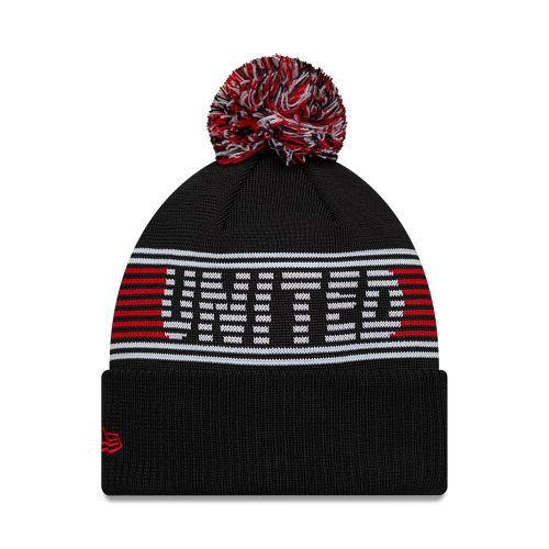 Bonnet à Pompon Manchester United FC Noir unisex - New Era Cap - Modalova
