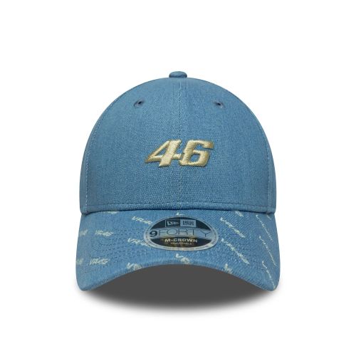 Casquette 9FORTY M-Crown Adjustable VR46 Denim Bleu unisex - New Era Cap - Modalova