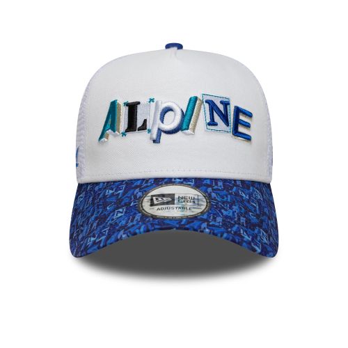 Casquette 9FORTY A-Frame Trucker Alpine Racing All Over Print Blanc unisex - New Era Cap - Modalova