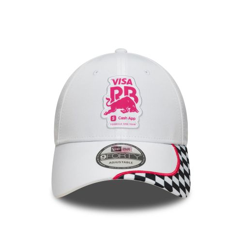 Casquette 9FORTY Visa Cash App Racing Bulls Checkerboard Blanc unisex - New Era Cap - Modalova