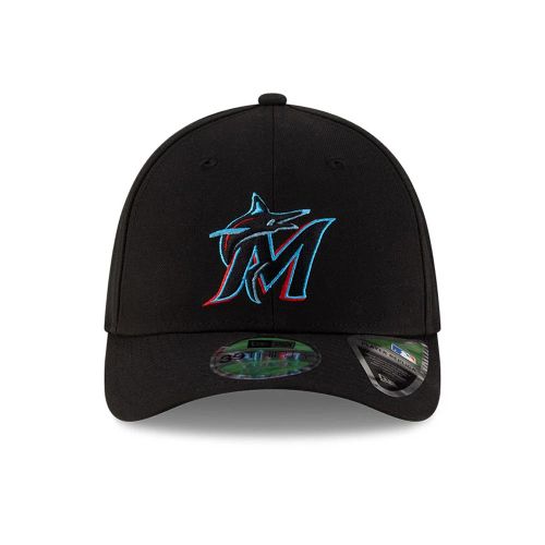 Casquette 39THIRTY M-Crown Stretch Fit Miami Marlins MLB Noir unisex - New Era Cap - Modalova