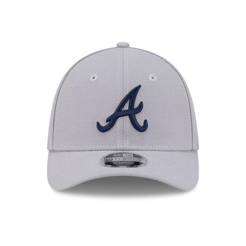 Casquette 39THIRTY M-Crown Stretch Fit MLB Atlanta Braves Gris unisex - New Era Cap - Modalova