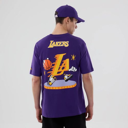 T-shirt LA Lakers NBA Graphic Violet unisex - New Era Cap - Modalova