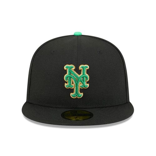 Casquette 59FIFTY Fitted New York Mets MLB Saint Patrick’s Day Noir unisex - New Era Cap - Modalova
