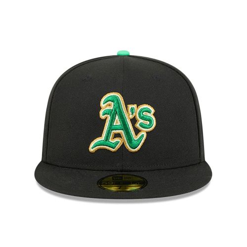 Casquette 59FIFTY Fitted Athletics MLB Saint Patrick’s Day Noir unisex - New Era Cap - Modalova