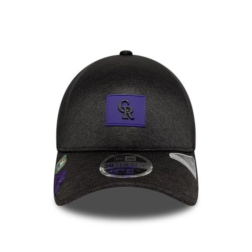 Casquette 39THIRTY Infinity Colorado Rockies MLB Clubhouse Noir unisex - New Era Cap - Modalova