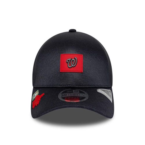 Casquette 39THIRTY Infinity Washington Nationals MLB Clubhouse Noir unisex - New Era Cap - Modalova