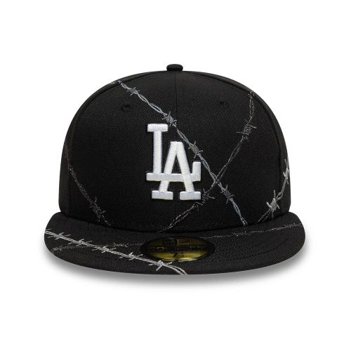 Casquette 59FIFTY Fitted LA Dodgers MLB Wire Noir unisex - New Era Cap - Modalova