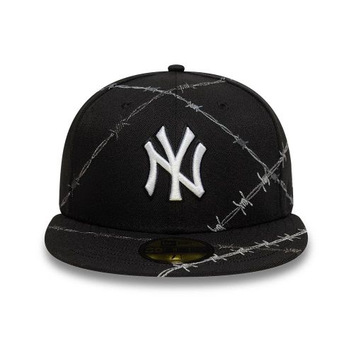 Casquette 59FIFTY Fitted New York Yankees MLB Wire Noir unisex - New Era Cap - Modalova