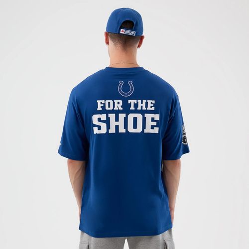T-shirt Oversize Indianapolis Colts NFL International Series Games Script Bleu unisex - New Era Cap - Modalova