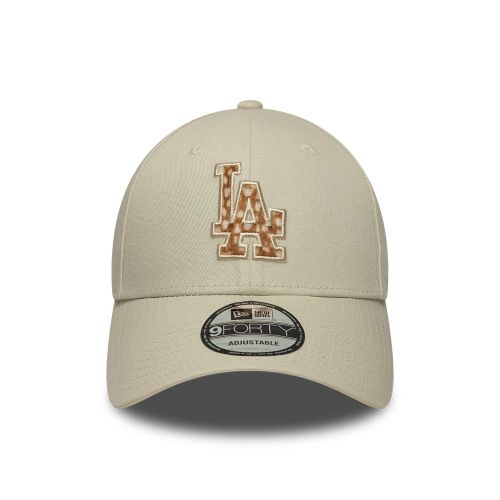 Casquette 9FORTY Adjustable LA Dodgers Animal Print Crème unisex - New Era Cap - Modalova