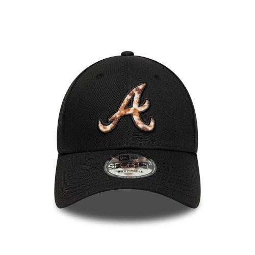 Casquette 9FORTY Adjustable Atlanta Braves Animal Print Noir unisex - New Era Cap - Modalova