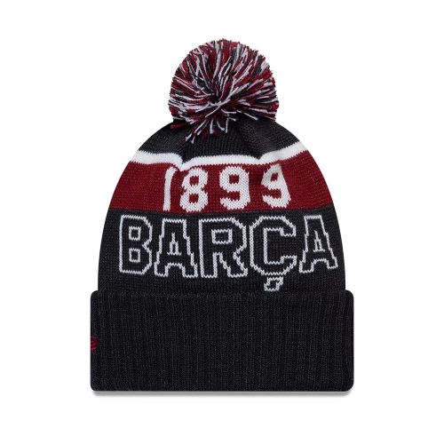 Bonnet à Pompon Sport Enfant FC Barcelona Bleu marine unisex - New Era Cap - Modalova