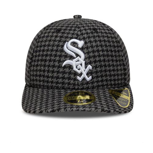 Casquette 59FIFTY Low Profile Chicago White Sox Houndstooth Noir unisex - New Era Cap - Modalova