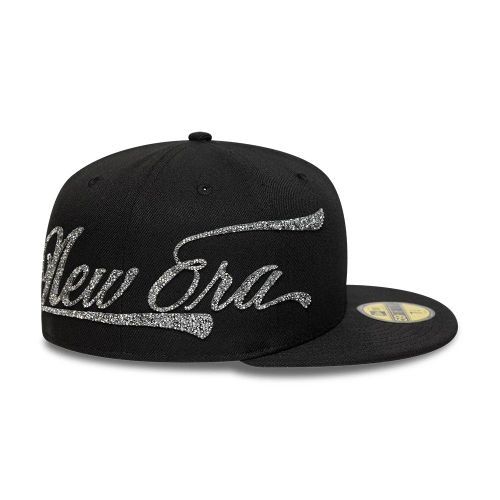 Casquette 59FIFTY Fitted New Era Script Noir unisex - New Era Cap - Modalova