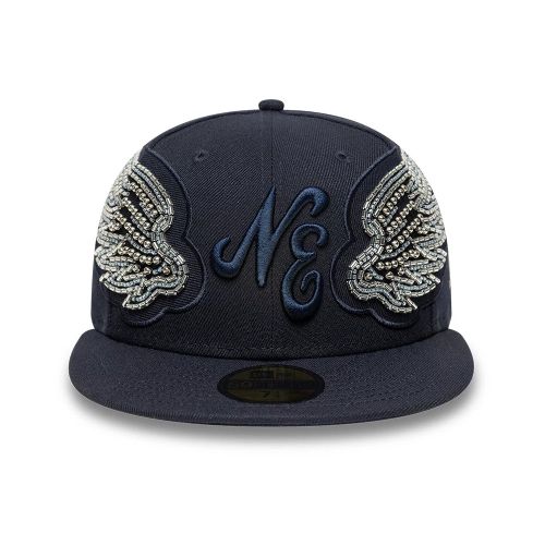 Casquette 59FIFTY Fitted New Era Beaded Wings Bleu marine unisex - New Era Cap - Modalova