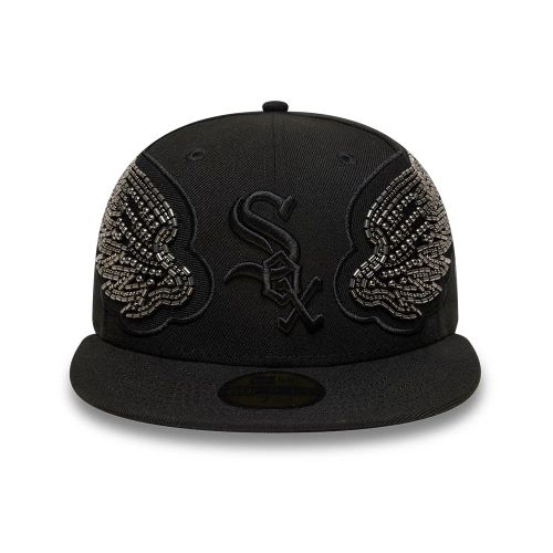 Casquette 59FIFTY Fitted Chicago White Sox MLB Beaded Wings Noir unisex - New Era Cap - Modalova