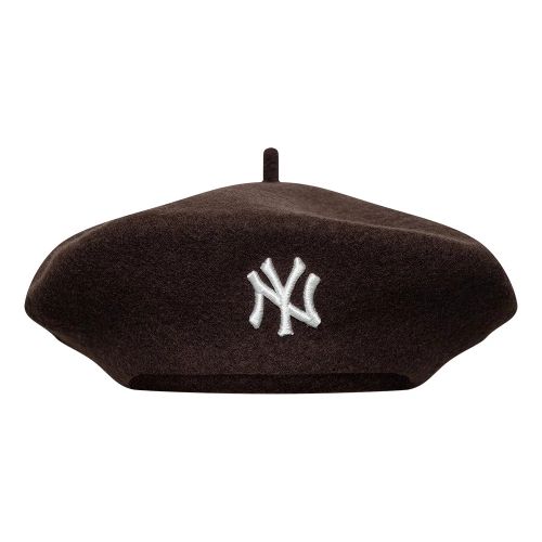 Béret en Laine Femme New York Yankees MLB Marron foncé unisex - New Era Cap - Modalova