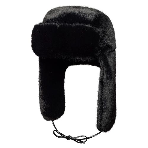 Trapper New Era Faux Fur Noir unisex - New Era Cap - Modalova