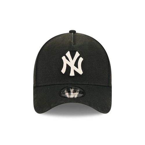 Casquette 9FORTY A-Frame Canva Délavé New York Yankees MLB Noir unisex - New Era Cap - Modalova