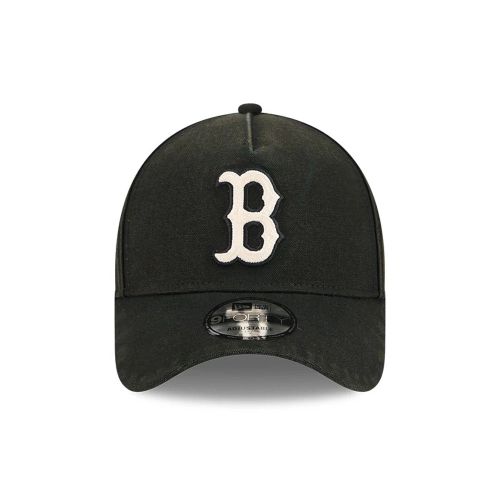Casquette 9FORTY A-Frame Canva Délavé Boston Red Sox MLB Noir unisex - New Era Cap - Modalova