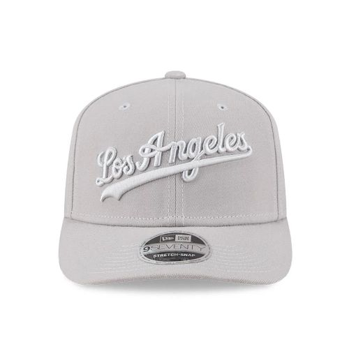 Casquette 9SEVENTY Stretch Snap LA Dodgers Script MLB Gris unisex - New Era Cap - Modalova