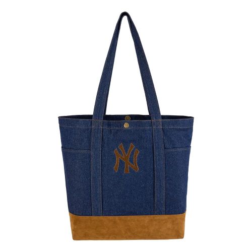 Tote Bag Suede Denim New York Yankees MLB Bleu marine unisex - New Era Cap - Modalova