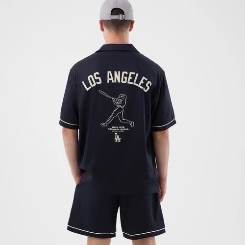 T-shirt à Manches Courtes Graphic Revere LA Dodgers MLB Bleu Marine unisex - New Era Cap - Modalova