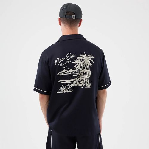 Chemise à Manches Courtes New Era Graphic Revere Bleu Marine unisex - New Era Cap - Modalova