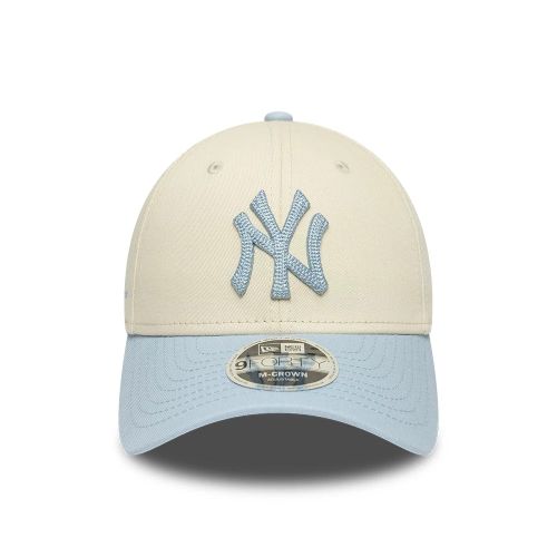 Casquette 9FORTY M-Crown Script Latéral New York Yankees MLB Crème unisex - New Era Cap - Modalova