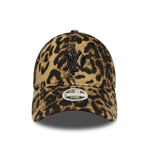 Casquette Femme 9TWENTY Leopard New York Yankees MLB Marron Foncé unisex - New Era Cap - Modalova