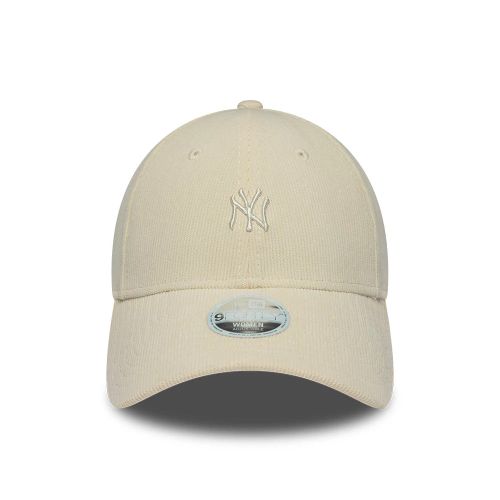 Casquette Femme 9FORTY Velours Côtelé New York Yankees MLB Crème unisex - New Era Cap - Modalova
