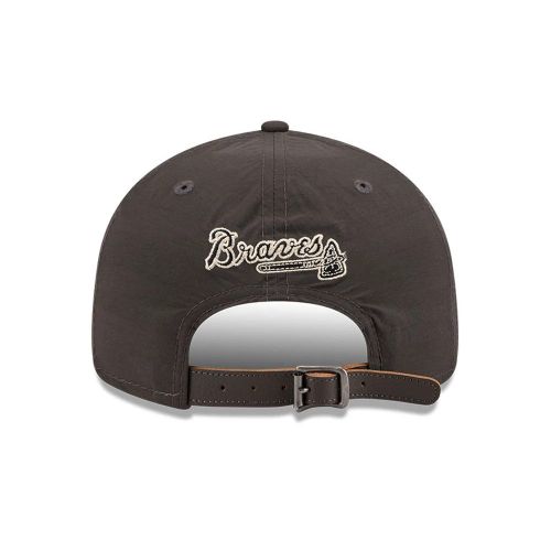 Casquette 9FIFTY Retro Crown Nylon ajustable Atlanta Braves MLB Noir unisex - New Era Cap - Modalova