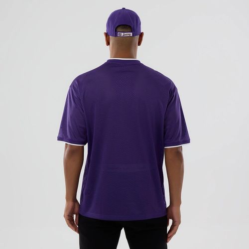 T-shirt Oversize en Mesh LA Lakers NBA Violet unisex - New Era Cap - Modalova