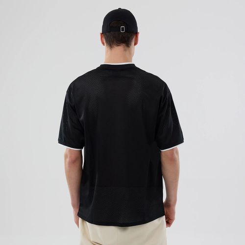 T-shirt Oversize en Mesh Brooklyn Nets NBA Noir unisex - New Era Cap - Modalova