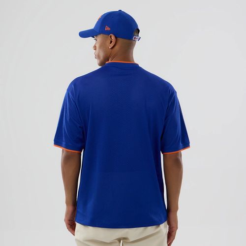 T-shirt Oversize en Mesh New York Knicks NBA Bleu unisex - New Era Cap - Modalova