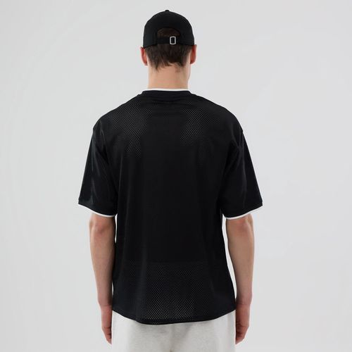 T-shirt Oversize en Mesh Chicago Bulls NBA Noir unisex - New Era Cap - Modalova