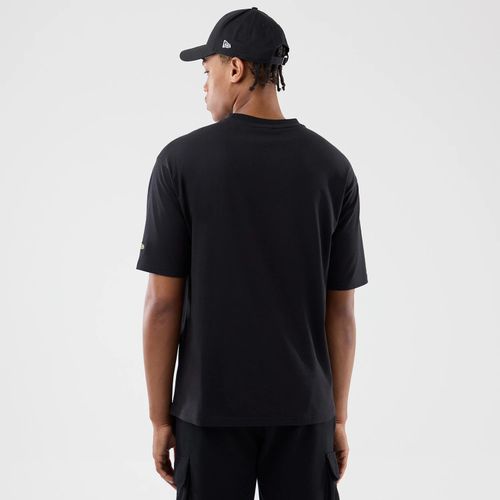 T-shirt Oversize New Era Sticker Madrid Noir unisex - New Era Cap - Modalova