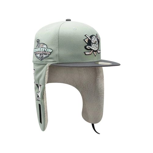 Casquette 59FIFTY Fitted Dogear Anaheim Ducks NHL Patch Vert pastel unisex - New Era Cap - Modalova
