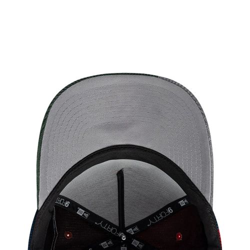 Casquette 9FORTY A-Frame New Era Patchwork Rouge unisex - New Era Cap - Modalova
