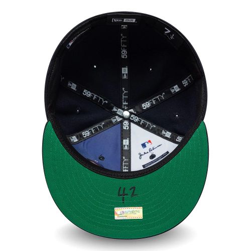 Casquette 59FIFTY Fitted Boston Red Sox Jackie Robinson MLB Bleu unisex - New Era Cap - Modalova