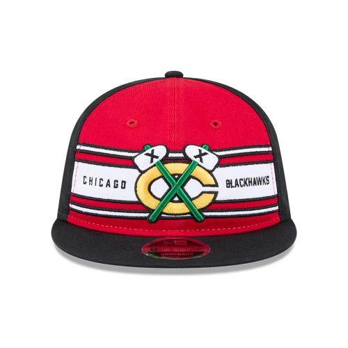 Casquette 9FIFTY Retro Crown Chicago Blackhawks NHL Team Stripes Rouge unisex - New Era Cap - Modalova